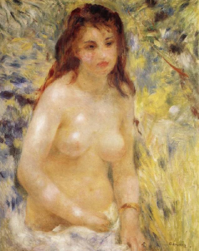 Pierre-Auguste Renoir The female nude under the sun Norge oil painting art
